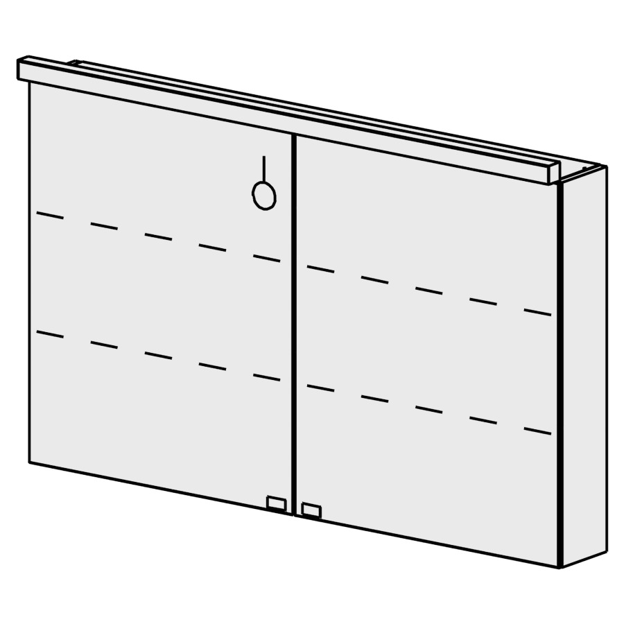 Arm.de toilette Presto 120 cm