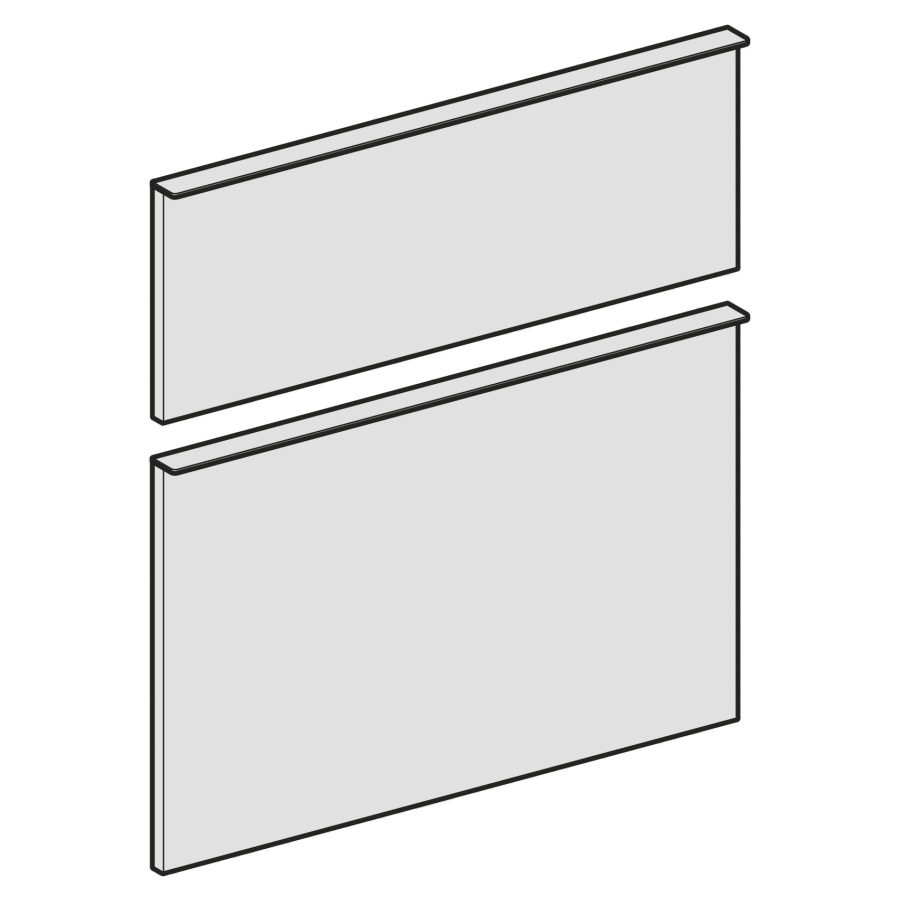 Front de tiroir ICON
pour élément inférieur iCon
60 cm