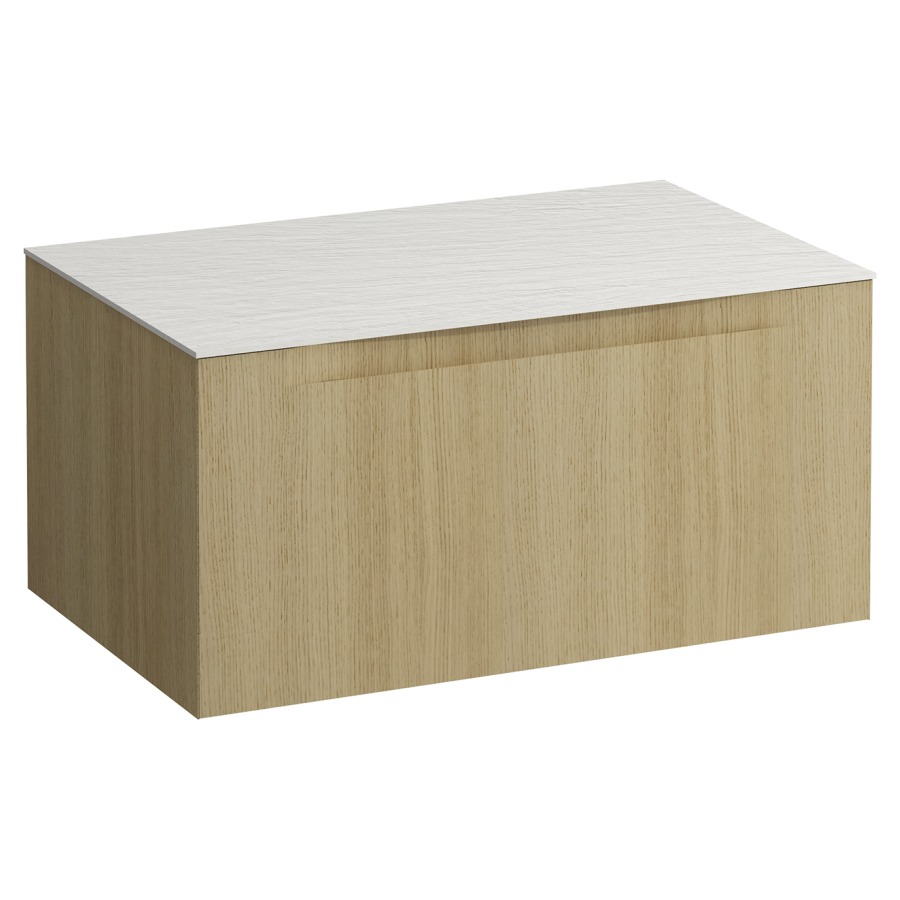 Élément inférieur  ARUN
80.5 x 39 x 50.5
élément de tiroir, 1&nbsp;tiroir
Ardesia Bianca Top
sans découpe de lavabo
pour lavabo à poser