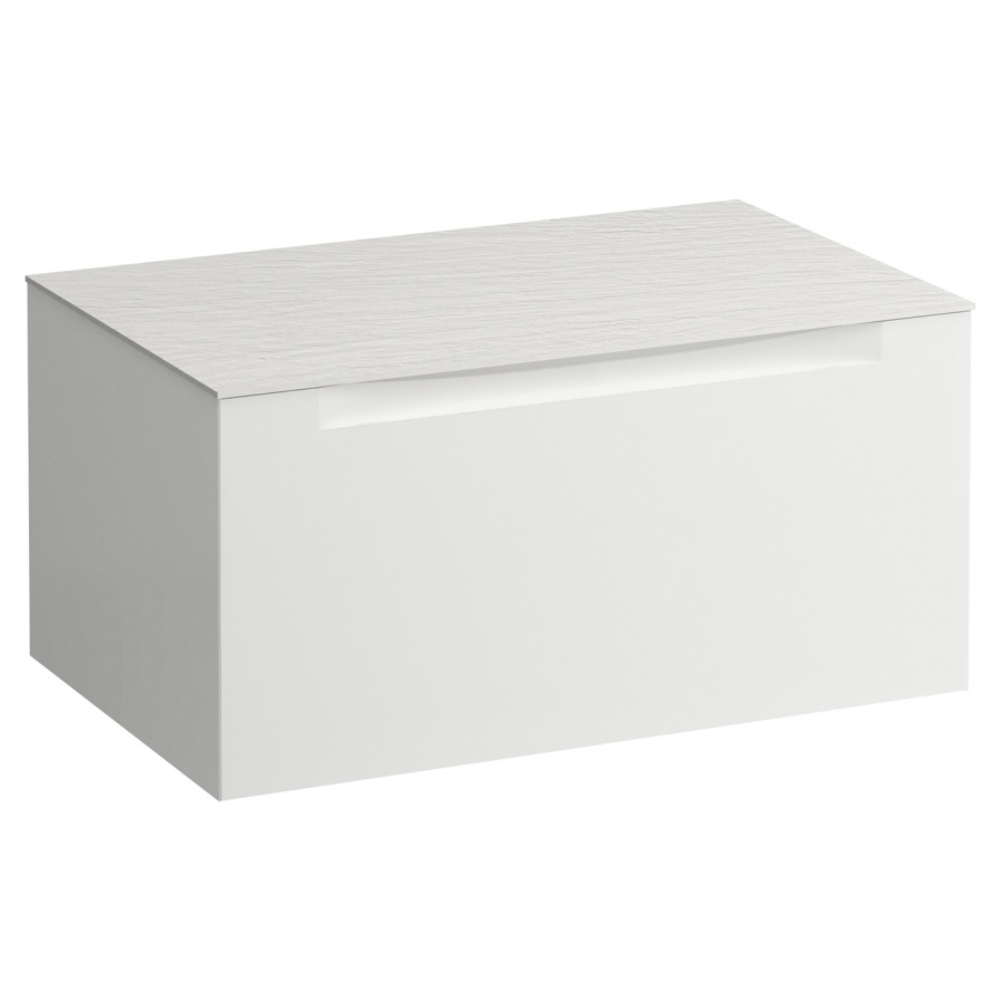 Élément inférieur  ARUN
80.5 x 39 x 50.5
élément de tiroir, 1&nbsp;tiroir
Ardesia Bianca Top
sans découpe de lavabo
pour lavabo à poser