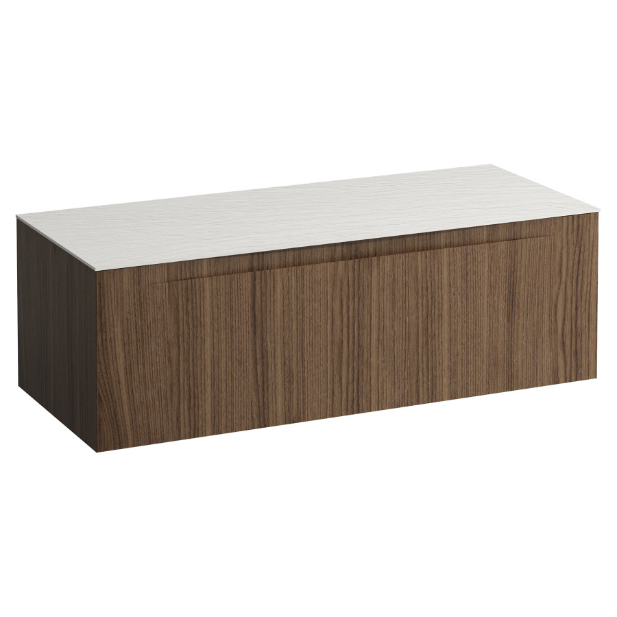Élément inférieur  ARUN
120.5 x 39 x 50.5
élément de tiroir, 1&nbsp;tiroir
Ardesia Bianca Top
sans découpe de lavabo
pour lavabo à poser