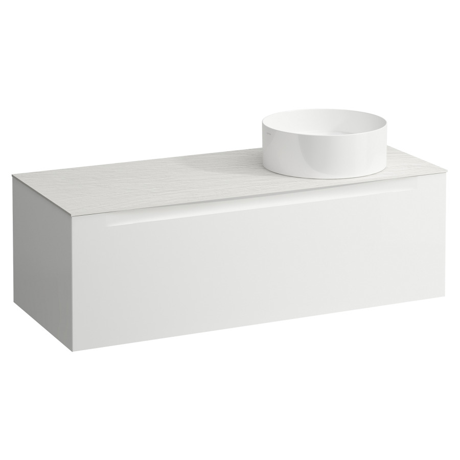 Élément inférieur  ARUN
120.5 x 39 x 50.5
élément de tiroir, 1&nbsp;tiroir
Ardesia Bianca Top
découpe à droite
pour lavabo à poser