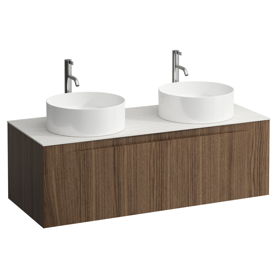 Élément inférieur  ARUN
120.5 x 39 x 50.5
élément de tiroir, 1&nbsp;tiroir
Ardesia Bianca Top
2 découpes
pour lavabo à poser