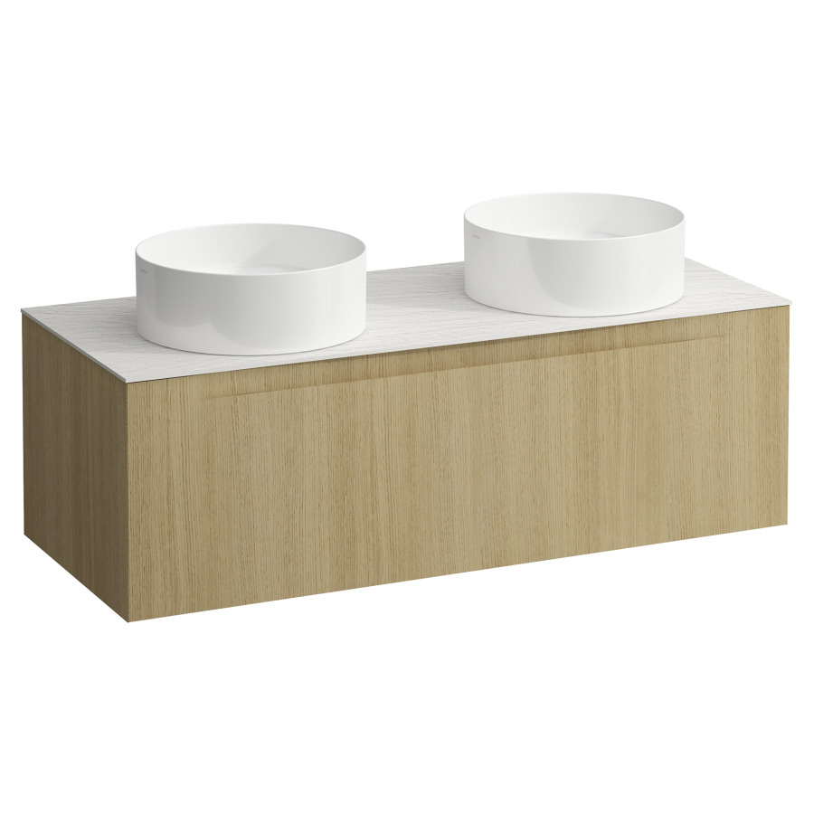 Élément inférieur  ARUN
120.5 x 39 x 50.5
élément de tiroir, 1&nbsp;tiroir
Ardesia Bianca Top
2 découpes
pour lavabo à poser