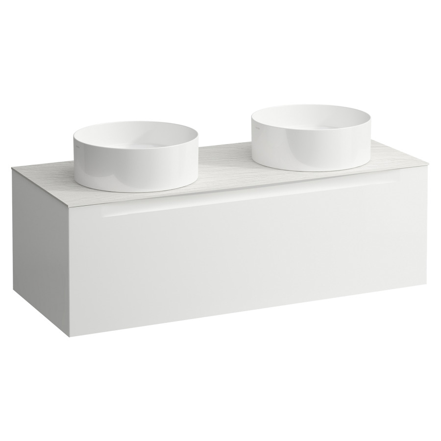 Élément inférieur  ARUN
120.5 x 39 x 50.5
élément de tiroir, 1&nbsp;tiroir
Ardesia Bianca Top
2 découpes
pour lavabo à poser