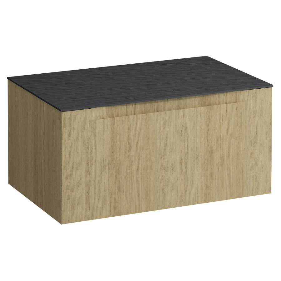 Élément inférieur  ARUN
80.5 x 39 x 50.5
élément de tiroir, 1&nbsp;tiroir
Ardesia Nera Top
sans découpe de lavabo
pour lavabo à poser