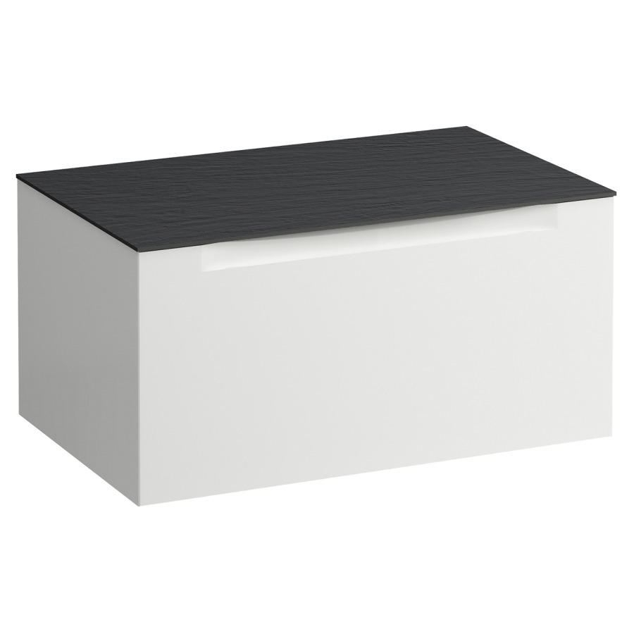 Élément inférieur  ARUN
80.5 x 39 x 50.5
élément de tiroir, 1&nbsp;tiroir
Ardesia Nera Top
sans découpe de lavabo
pour lavabo à poser