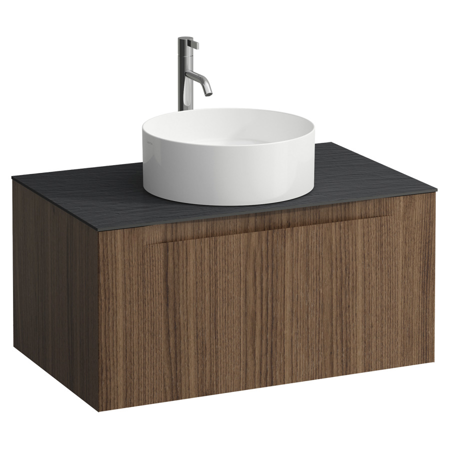 Élément inférieur  ARUN
80.5 x 39 x 50.5
élément de tiroir, 1&nbsp;tiroir
Ardesia Nera Top
découpe au centre
pour lavabo à poser