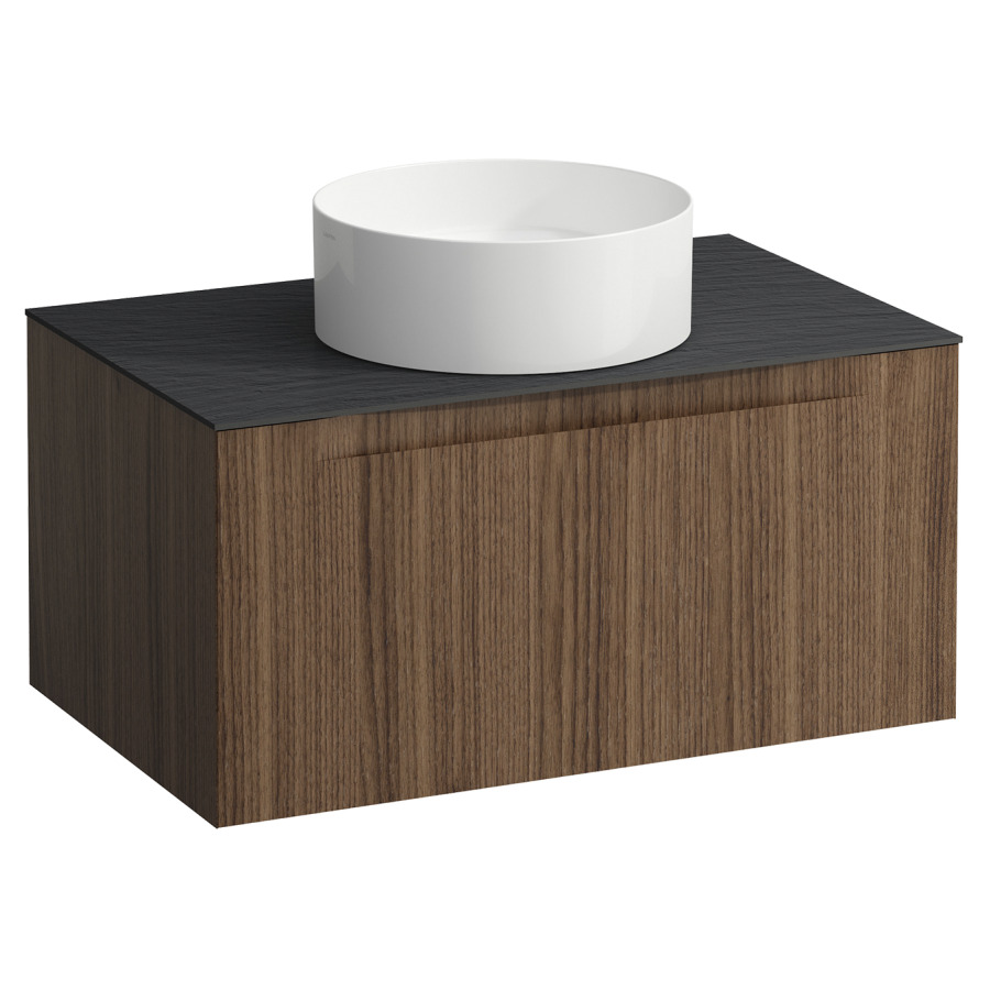 Élément inférieur  ARUN
80.5 x 39 x 50.5
élément de tiroir, 1&nbsp;tiroir
Ardesia Nera Top
découpe au centre
pour lavabo à poser