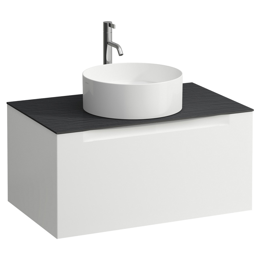 Élément inférieur  ARUN
80.5 x 39 x 50.5
élément de tiroir, 1&nbsp;tiroir
Ardesia Nera Top
découpe au centre
pour lavabo à poser