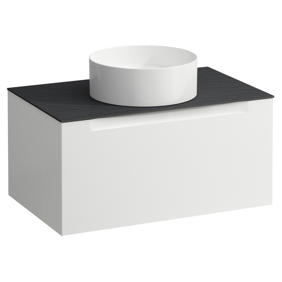 Élément inférieur  ARUN
80.5 x 39 x 50.5
élément de tiroir, 1&nbsp;tiroir
Ardesia Nera Top
découpe au centre
pour lavabo à poser