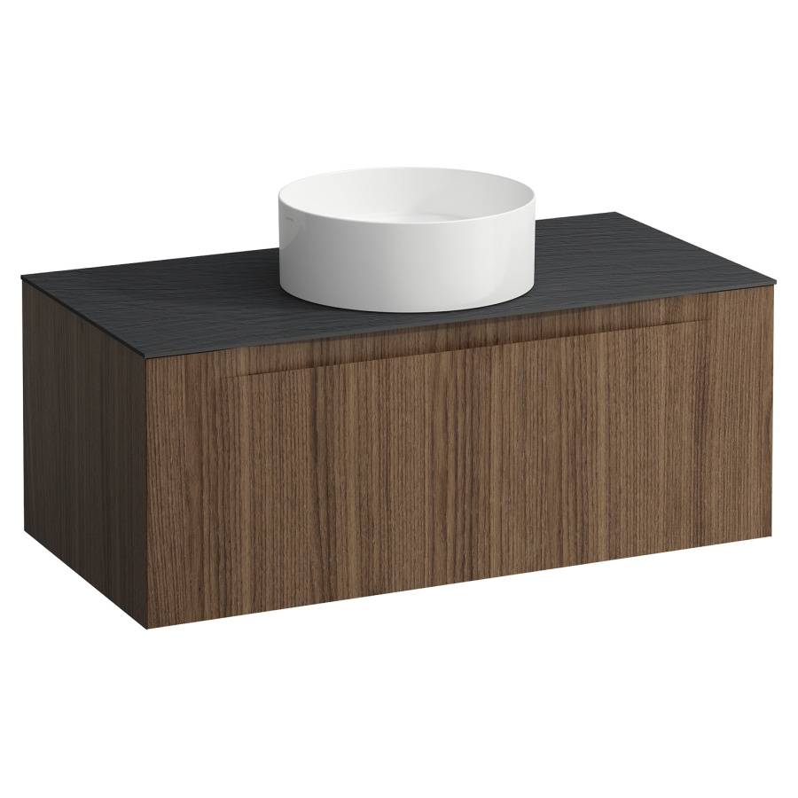 Élément inférieur  ARUN
100.5 x 39 x 50.5
élément de tiroir, 1&nbsp;tiroir
Ardesia Nera Top
découpe au centre
pour lavabo à poser