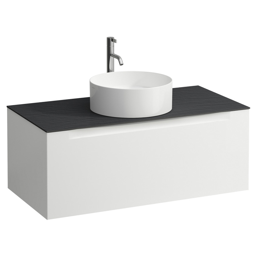 Élément inférieur  ARUN
100.5 x 39 x 50.5
élément de tiroir, 1&nbsp;tiroir
Ardesia Nera Top
découpe au centre
pour lavabo à poser