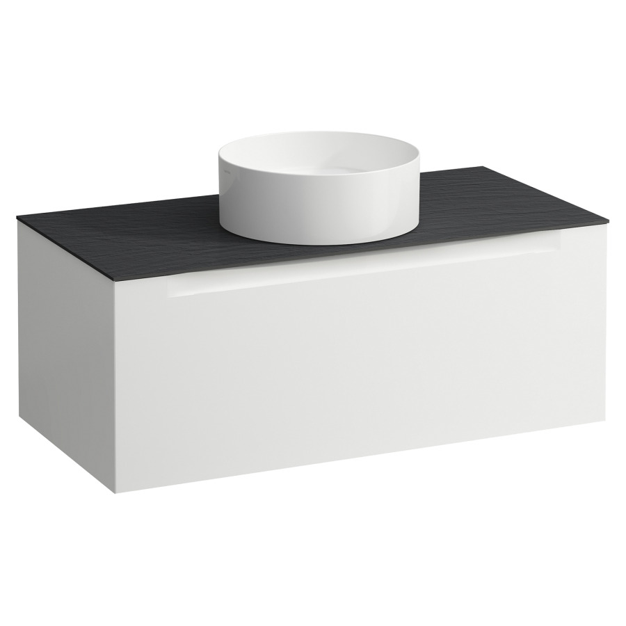 Élément inférieur  ARUN
100.5 x 39 x 50.5
élément de tiroir, 1&nbsp;tiroir
Ardesia Nera Top
découpe au centre
pour lavabo à poser