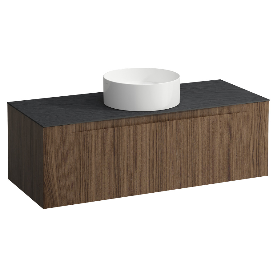 Élément inférieur  ARUN
120.5 x 39 x 50.5
élément de tiroir, 1&nbsp;tiroir
Ardesia Nera Top
découpe au centre
pour lavabo à poser