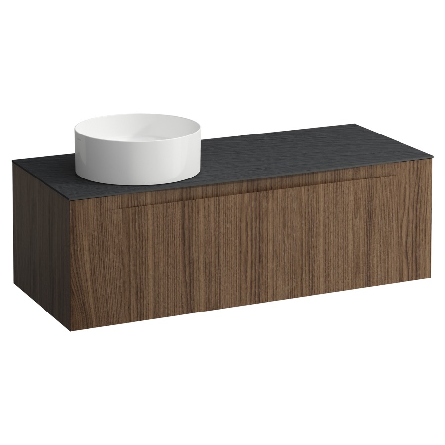 Élément inférieur  ARUN
120.5 x 39 x 50.5
élément de tiroir, 1&nbsp;tiroir
Ardesia Nera Top
découpe à gauche
pour lavabo à poser