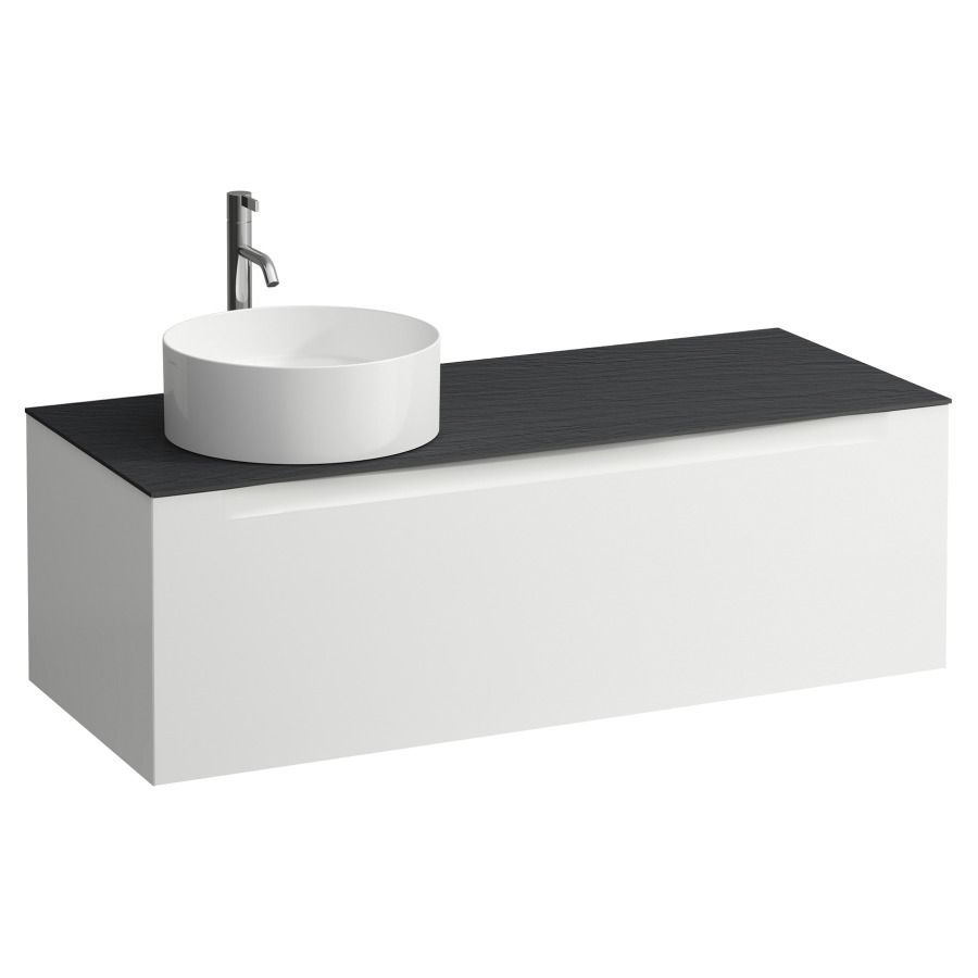 Élément inférieur  ARUN
120.5 x 39 x 50.5
élément de tiroir, 1&nbsp;tiroir
Ardesia Nera Top
découpe à gauche
pour lavabo à poser