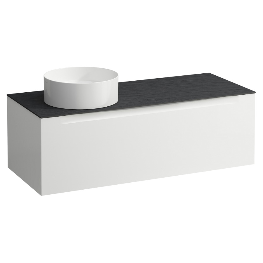 Élément inférieur  ARUN
120.5 x 39 x 50.5
élément de tiroir, 1&nbsp;tiroir
Ardesia Nera Top
découpe à gauche
pour lavabo à poser