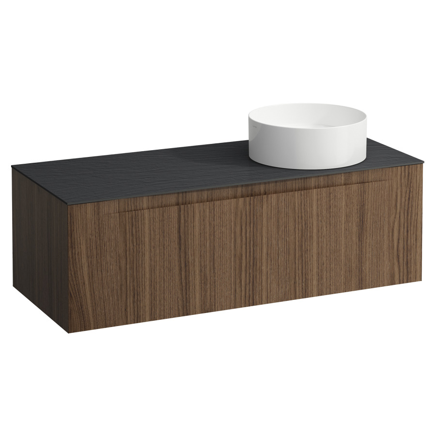 Élément inférieur  ARUN
120.5 x 39 x 50.5
élément de tiroir, 1&nbsp;tiroir
Ardesia Nera Top
découpe à droite
pour lavabo à poser
