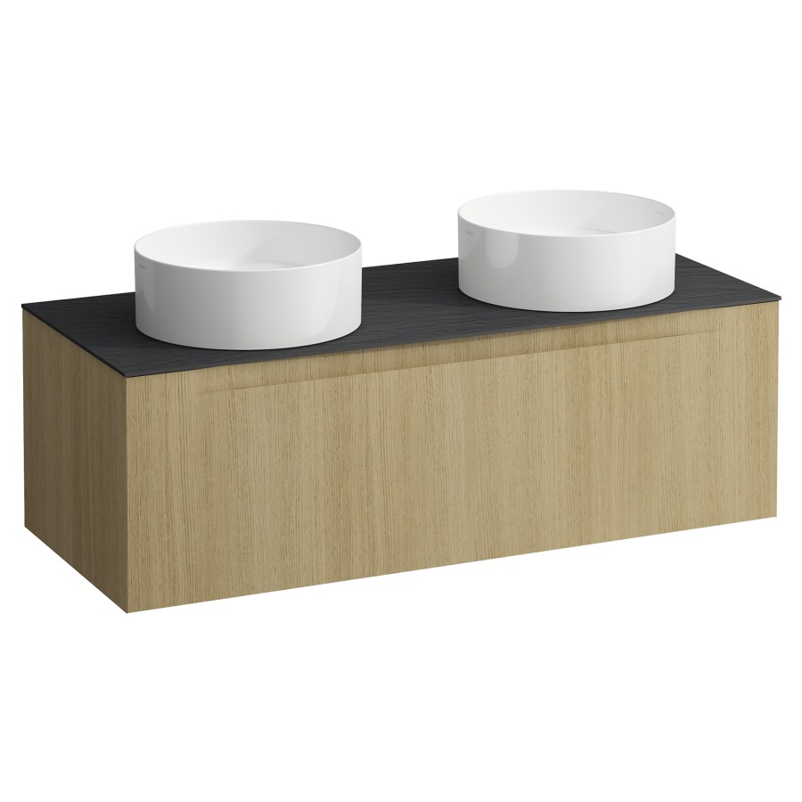 Élément inférieur  ARUN
120.5 x 39 x 50.5
élément de tiroir, 1&nbsp;tiroir
Ardesia Nera Top
2 découpes
pour lavabo à poser
