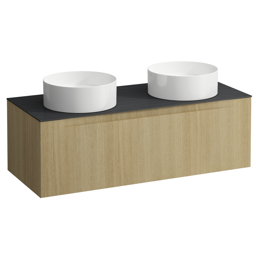 Élément inférieur  ARUN
120.5 x 39 x 50.5
élément de tiroir, 1&nbsp;tiroir
Ardesia Nera Top
2 découpes
pour lavabo à poser