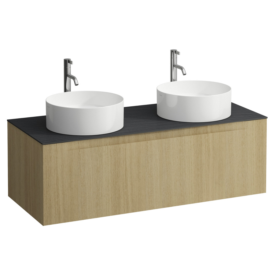 Élément inférieur  ARUN
120.5 x 39 x 50.5
élément de tiroir, 1&nbsp;tiroir
Ardesia Nera Top
2 découpes
pour lavabo à poser