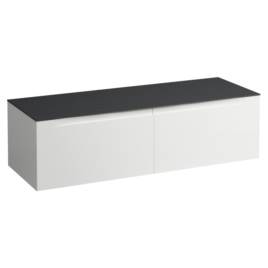 Élément inférieur  ARUN
140.5 x 39 x 50.5
élément de tiroir, 2&nbsp;tiroirs
Ardesia Nera Top
sans découpe de lavabo
pour lavabo à poser