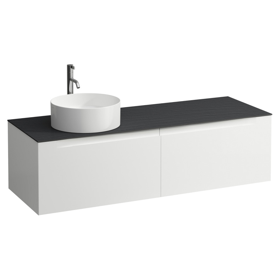 Élément inférieur  ARUN
140.5 x 39 x 50.5
élément de tiroir, 2&nbsp;tiroirs
Ardesia Nera Top
découpe à gauche
pour lavabo à poser