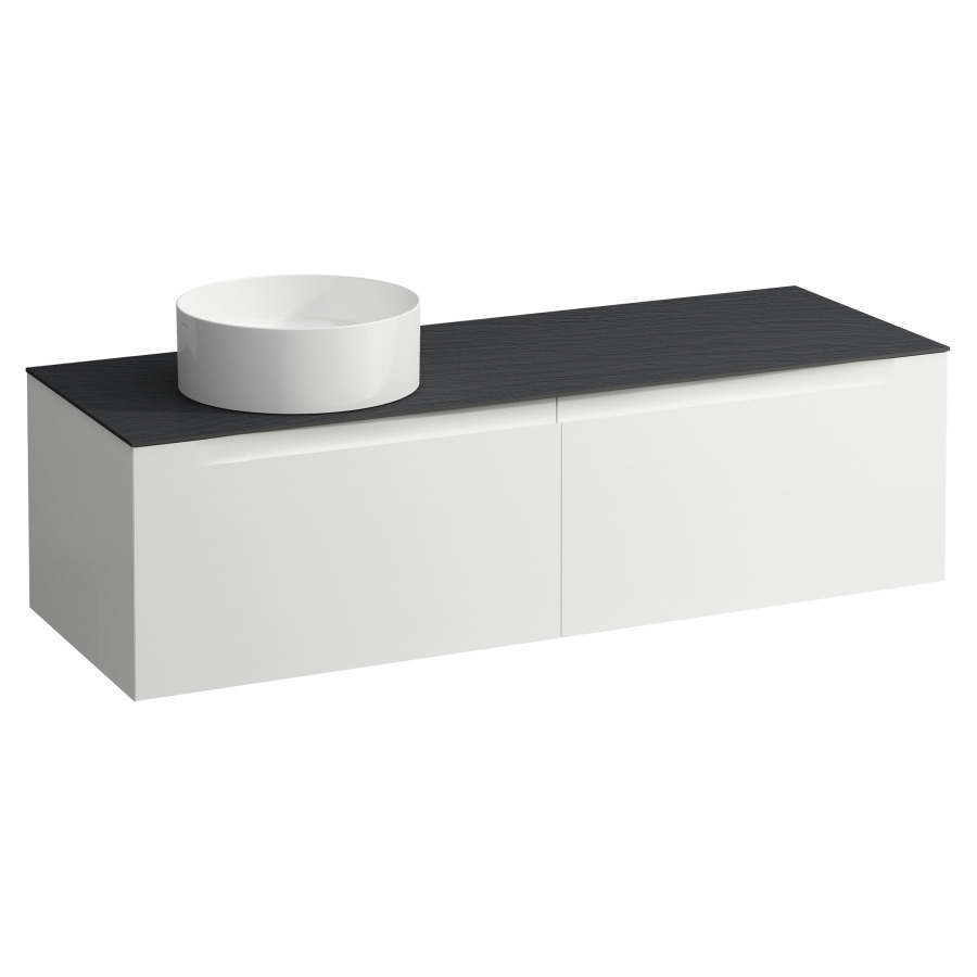 Élément inférieur  ARUN
140.5 x 39 x 50.5
élément de tiroir, 2&nbsp;tiroirs
Ardesia Nera Top
découpe à gauche
pour lavabo à poser