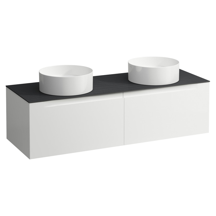 Élément inférieur  ARUN
140.5 x 39 x 50.5
élément de tiroir, 2&nbsp;tiroirs
Ardesia Nera Top
2 découpes
pour lavabo à poser