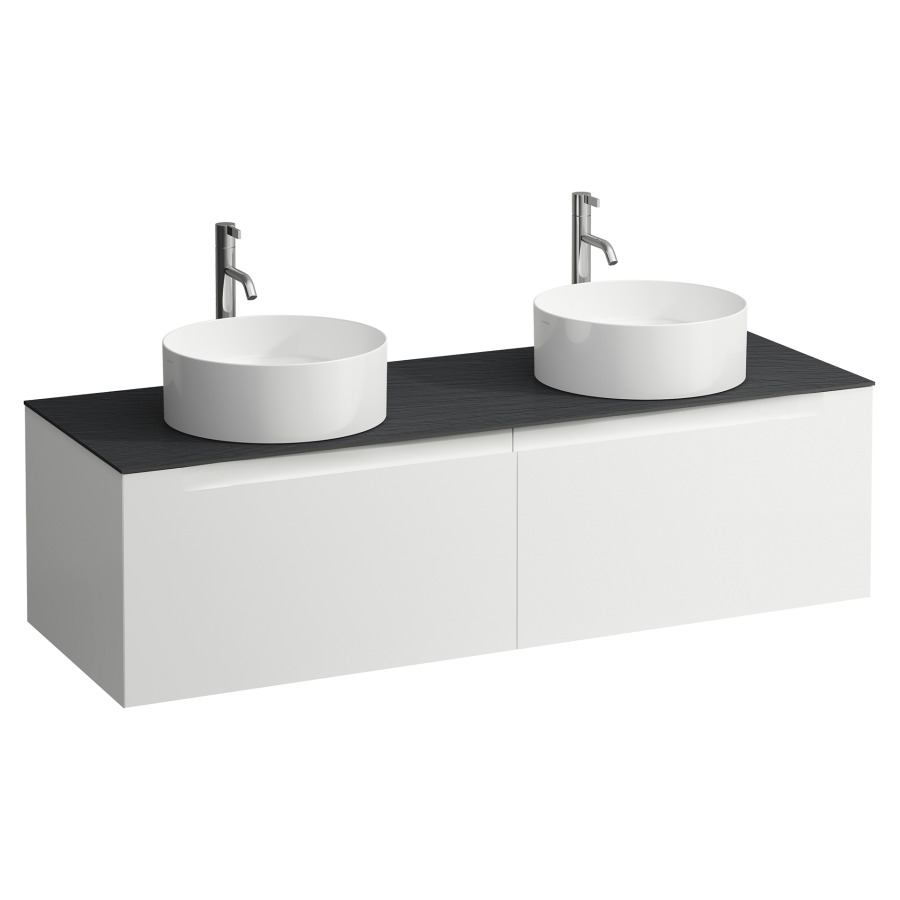 Élément inférieur  ARUN
140.5 x 39 x 50.5
élément de tiroir, 2&nbsp;tiroirs
Ardesia Nera Top
2 découpes
pour lavabo à poser