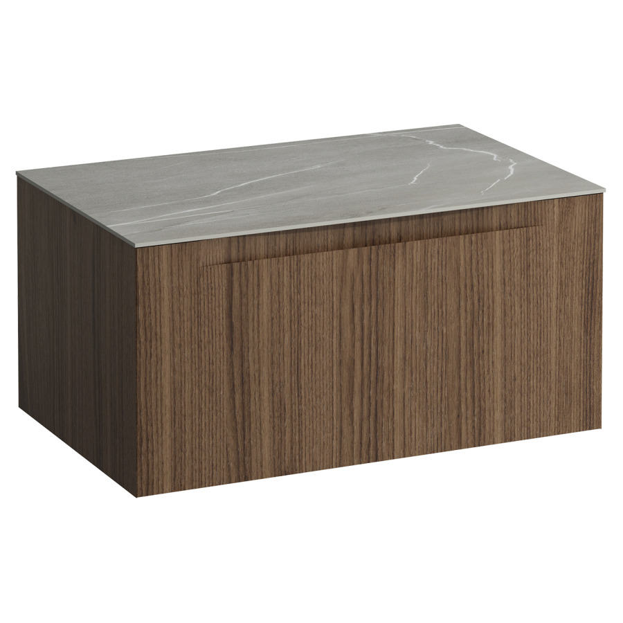 Élément inférieur  ARUN
80.5 x 39 x 50.5
élément de tiroir, 1&nbsp;tiroir
Piasentina Grigio Top
sans découpe de lavabo
pour lavabo à poser