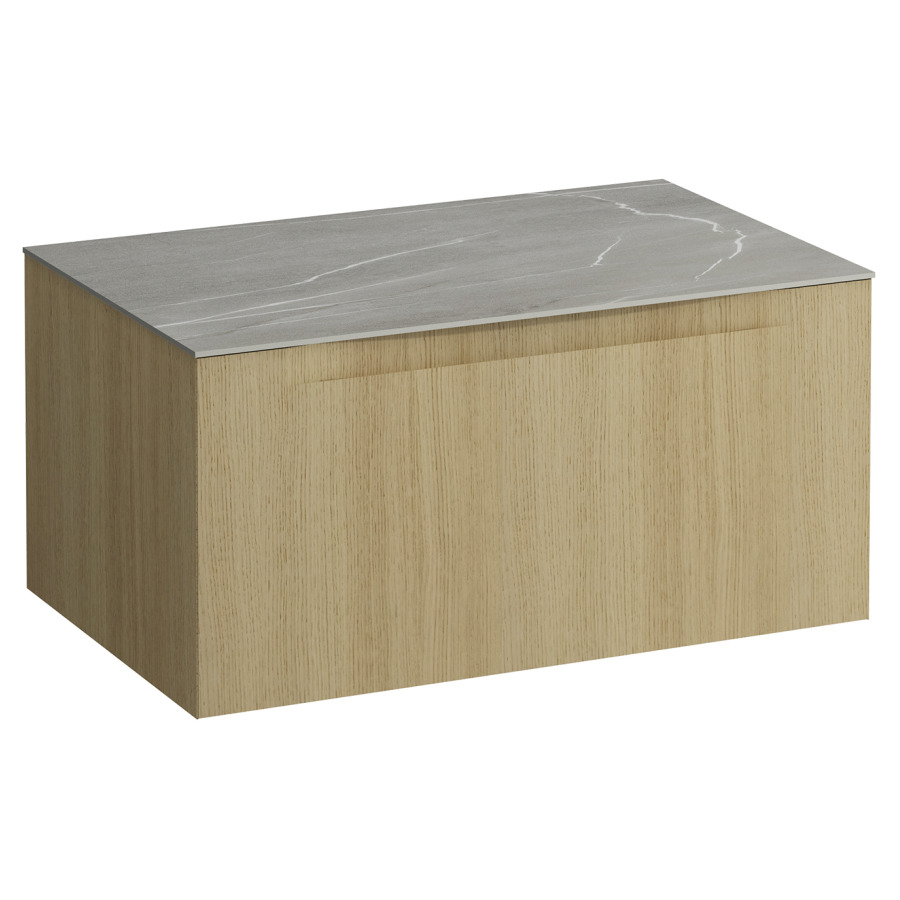 Élément inférieur  ARUN
80.5 x 39 x 50.5
élément de tiroir, 1&nbsp;tiroir
Piasentina Grigio Top
sans découpe de lavabo
pour lavabo à poser