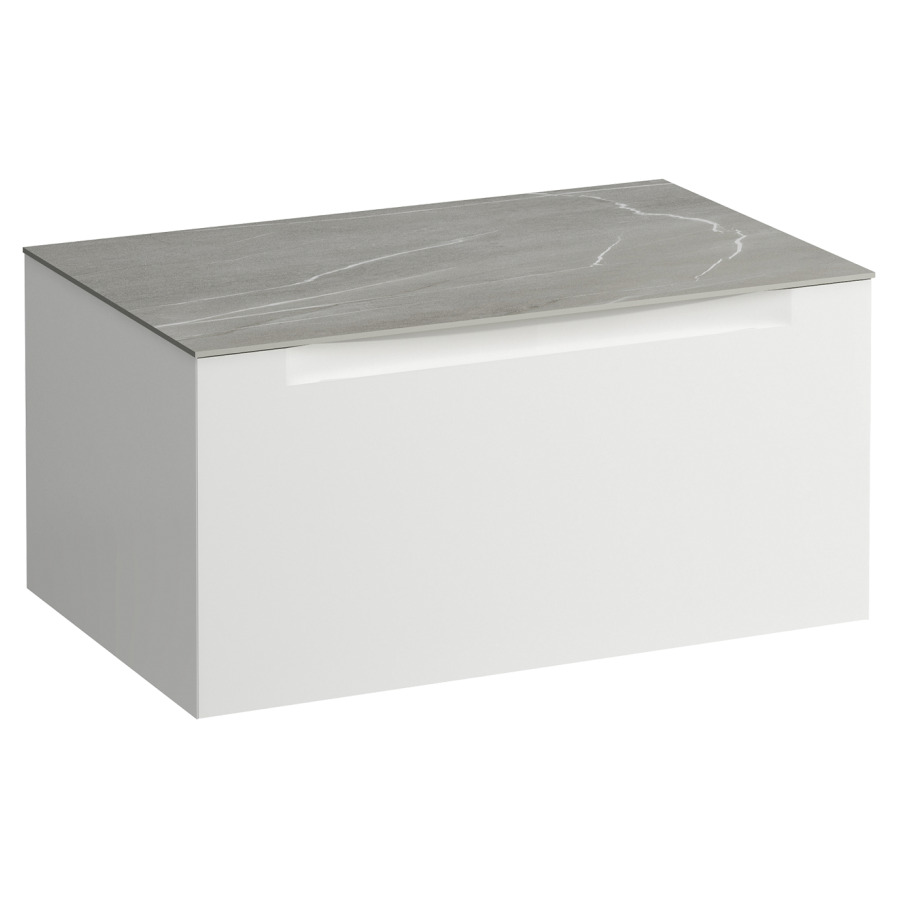Élément inférieur  ARUN
80.5 x 39 x 50.5
élément de tiroir, 1&nbsp;tiroir
Piasentina Grigio Top
sans découpe de lavabo
pour lavabo à poser