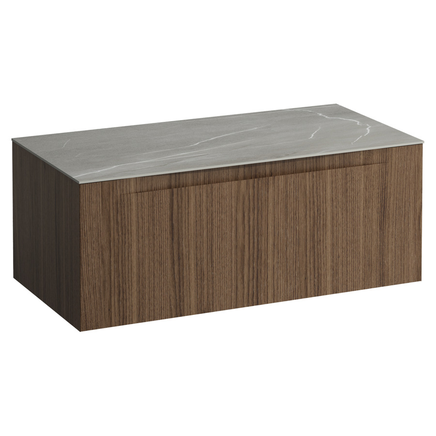 Élément inférieur  ARUN
100.5 x 39 x 50.5
élément de tiroir, 1&nbsp;tiroir
Piasentina Grigio Top
sans découpe de lavabo
pour lavabo à poser