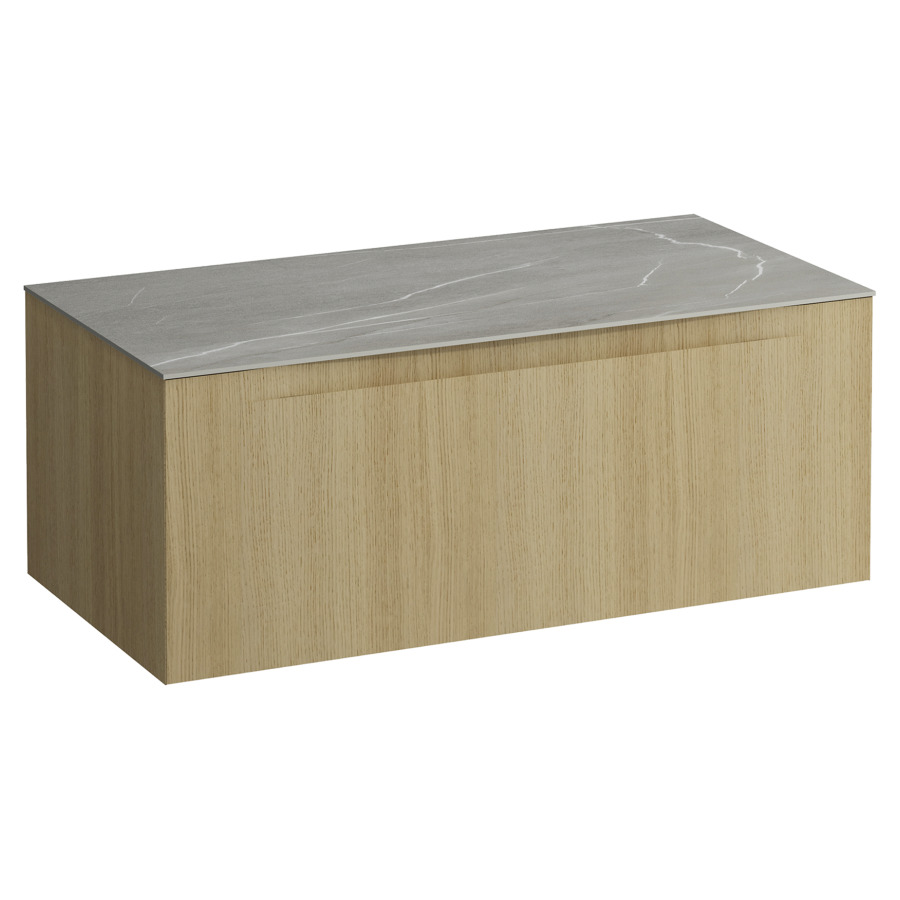 Élément inférieur  ARUN
100.5 x 39 x 50.5
élément de tiroir, 1&nbsp;tiroir
Piasentina Grigio Top
sans découpe de lavabo
pour lavabo à poser