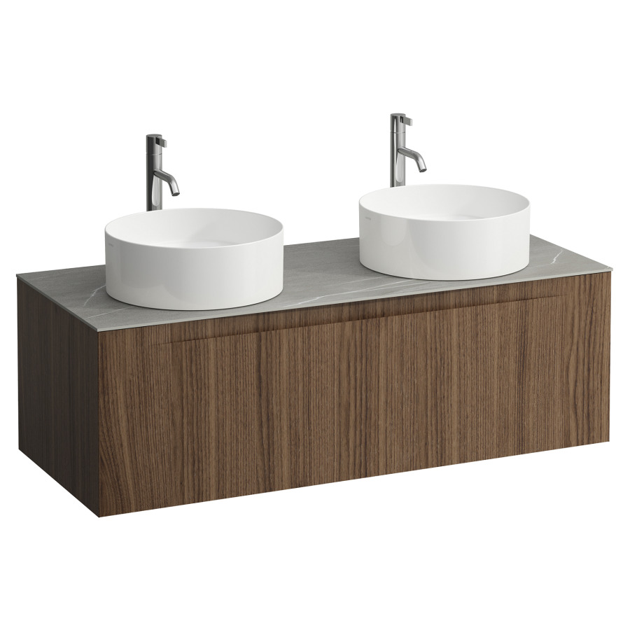 Élément inférieur  ARUN
120.5 x 39 x 50.5
élément de tiroir, 1&nbsp;tiroir
Piasentina Grigio Top
2 découpes
pour lavabo à poser