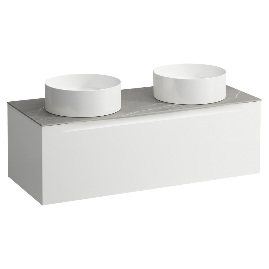 Élément inférieur  ARUN
120.5 x 39 x 50.5
élément de tiroir, 1&nbsp;tiroir
Piasentina Grigio Top
2 découpes
pour lavabo à poser