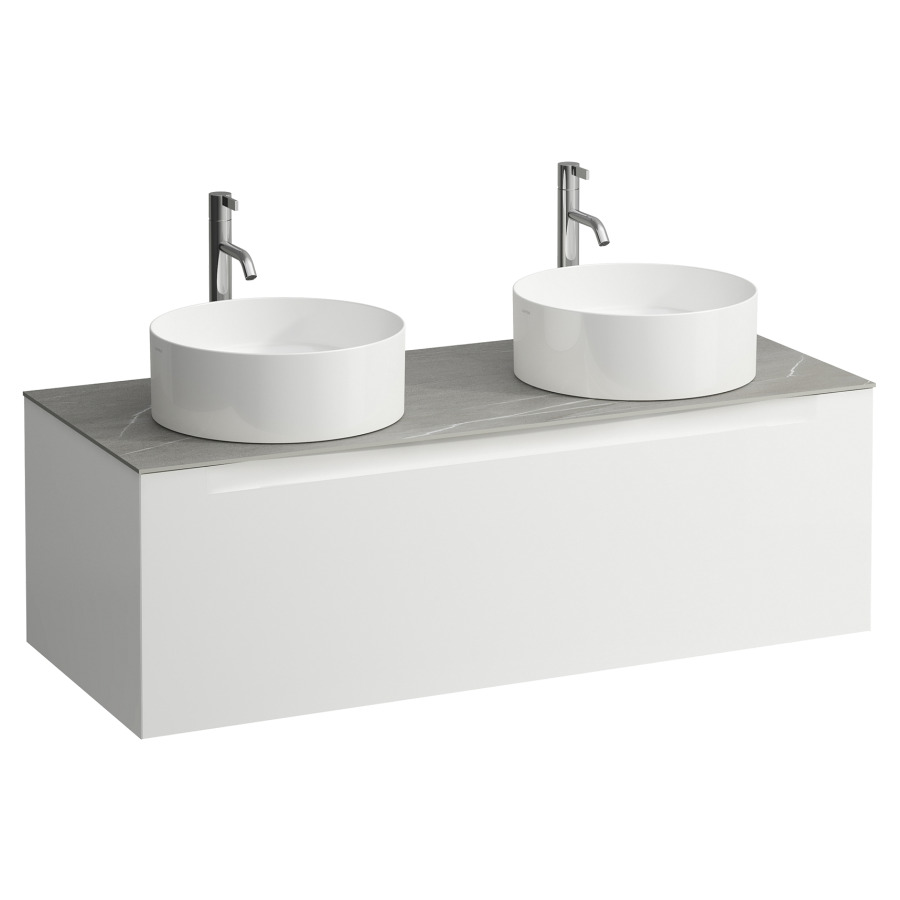 Élément inférieur  ARUN
120.5 x 39 x 50.5
élément de tiroir, 1&nbsp;tiroir
Piasentina Grigio Top
2 découpes
pour lavabo à poser