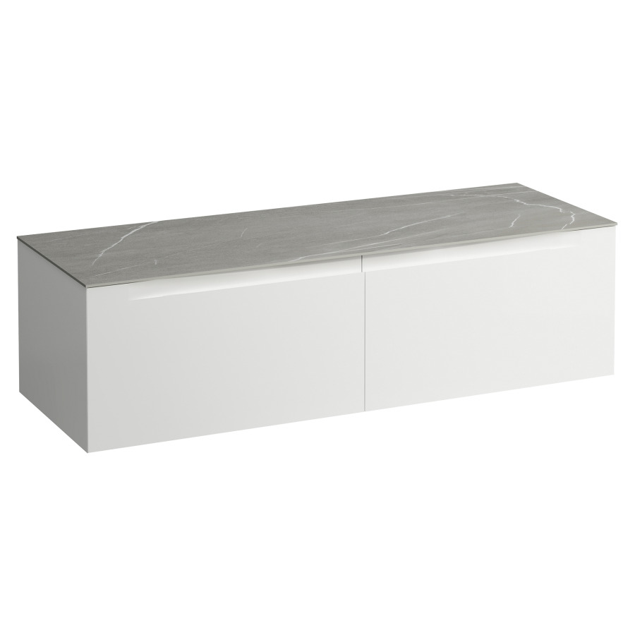 Élément inférieur  ARUN
140.5 x 39 x 50.5
élément de tiroir, 2&nbsp;tiroirs
Piasentina Grigio Top
sans découpe de lavabo
pour lavabo à poser