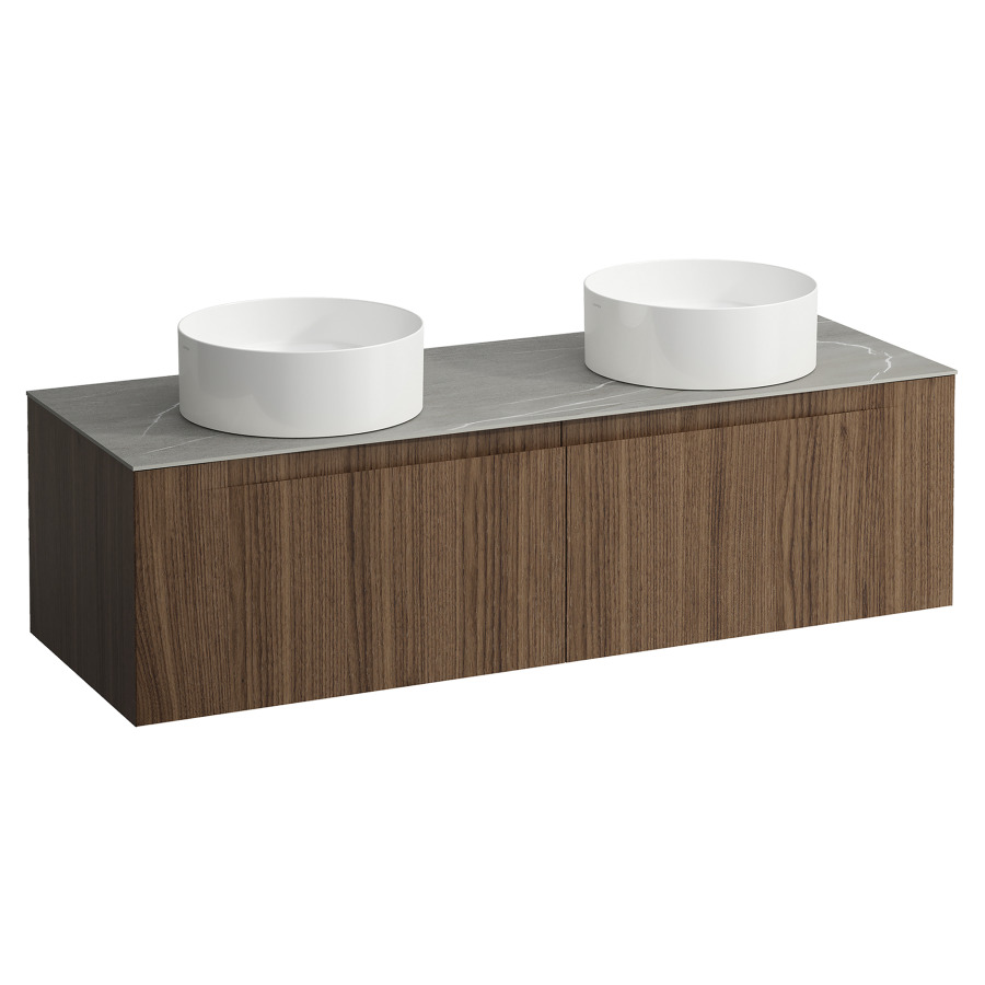 Élément inférieur  ARUN
140.5 x 39 x 50.5
élément de tiroir, 2&nbsp;tiroirs
Piasentina Grigio Top
2 découpes
pour lavabo à poser