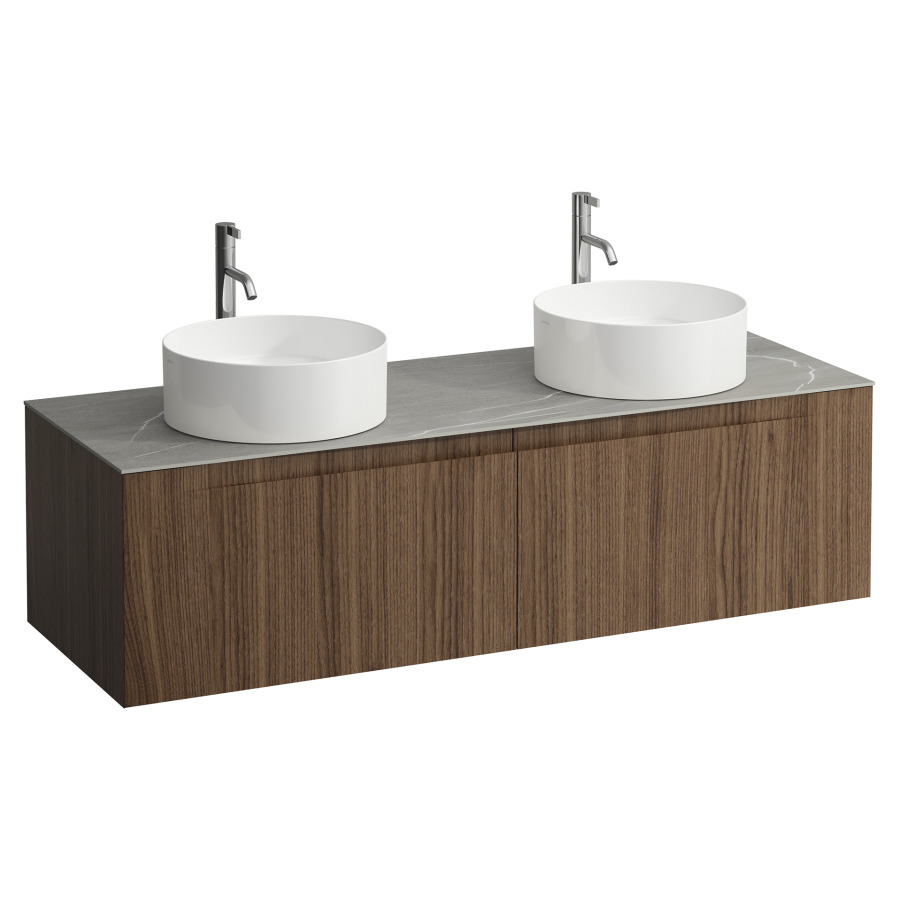Élément inférieur  ARUN
140.5 x 39 x 50.5
élément de tiroir, 2&nbsp;tiroirs
Piasentina Grigio Top
2 découpes
pour lavabo à poser