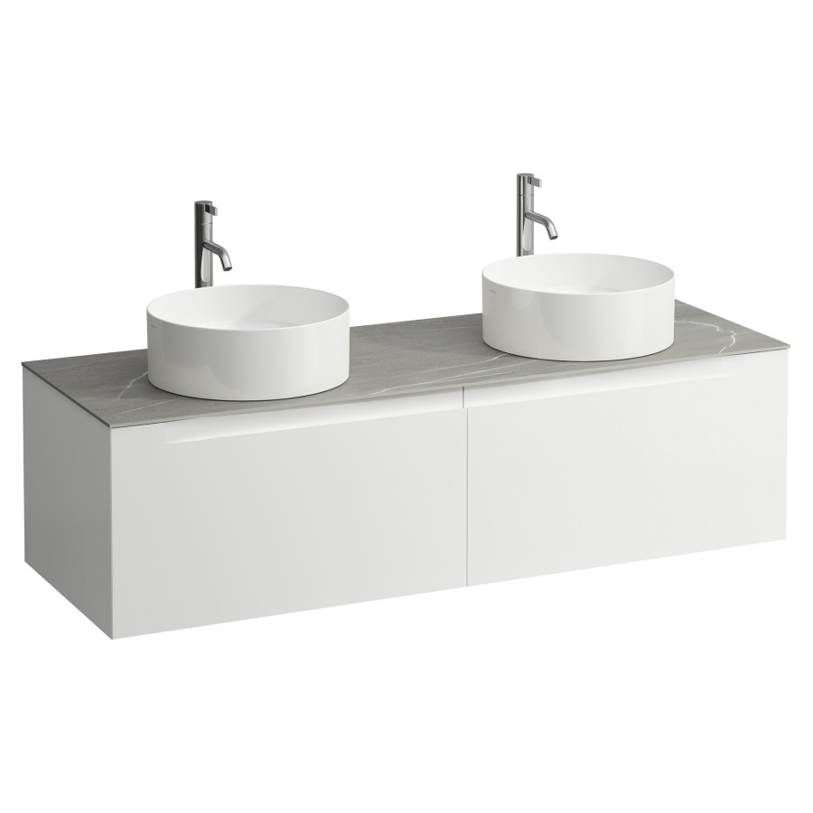 Élément inférieur  ARUN
140.5 x 39 x 50.5
élément de tiroir, 2&nbsp;tiroirs
Piasentina Grigio Top
2 découpes
pour lavabo à poser