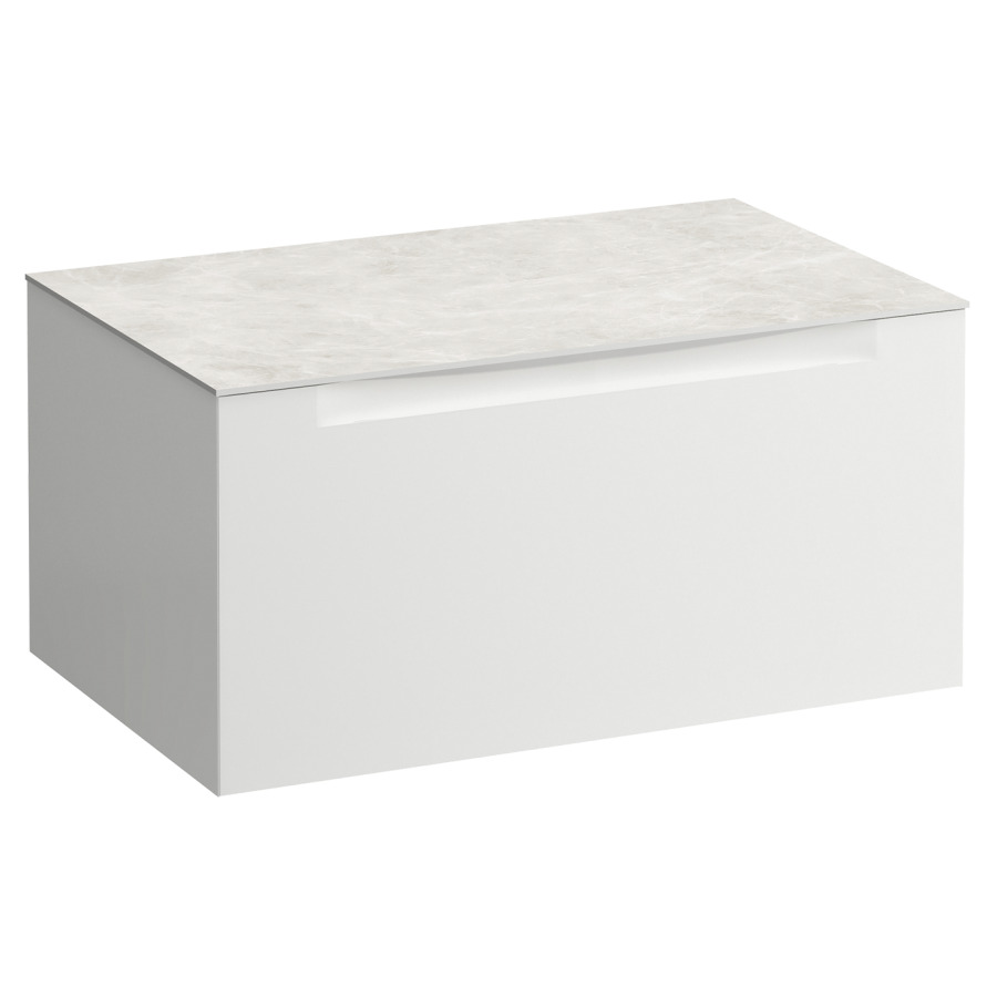 Élément inférieur  ARUN
80.5 x 39 x 50.5
élément de tiroir, 1&nbsp;tiroir
Botticino Crema Top
sans découpe de lavabo
pour lavabo à poser