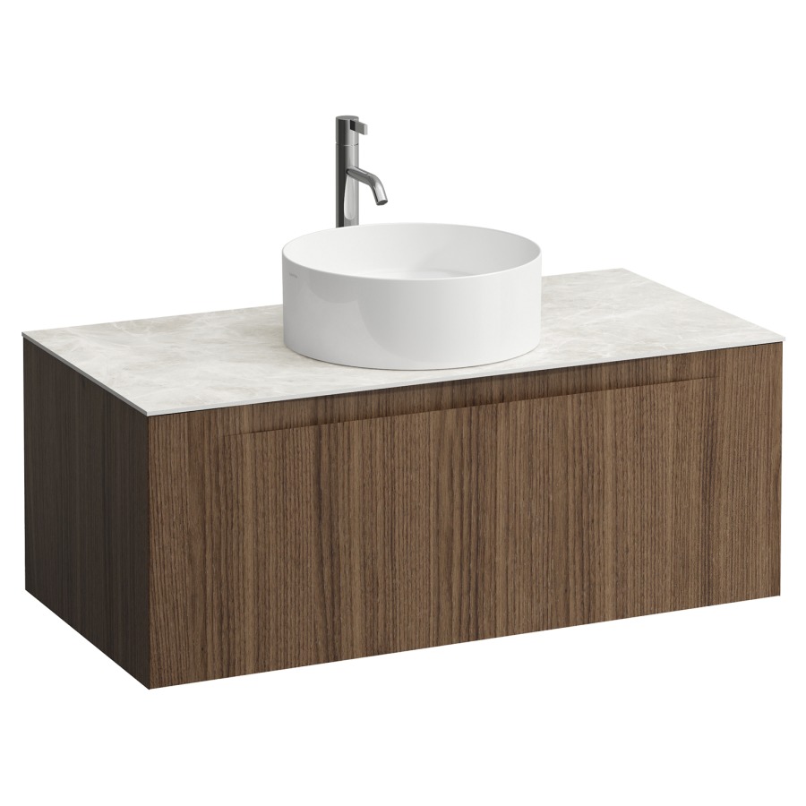Élément inférieur  ARUN
100.5 x 39 x 50.5
élément de tiroir, 1&nbsp;tiroir
Botticino Crema Top
découpe au centre
pour lavabo à poser