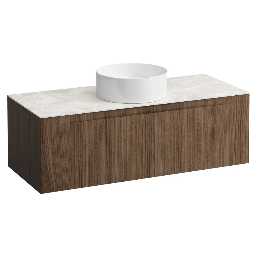 Élément inférieur  ARUN
120.5 x 39 x 50.5
élément de tiroir, 1&nbsp;tiroir
Botticino Crema Top
découpe au centre
pour lavabo à poser
