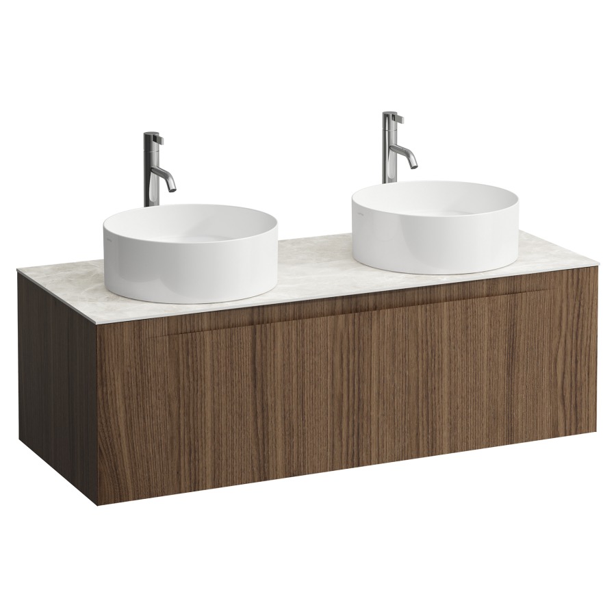 Élément inférieur  ARUN
120.5 x 39 x 50.5
élément de tiroir, 1&nbsp;tiroir
Botticino Crema Top
2 découpes
pour lavabo à poser