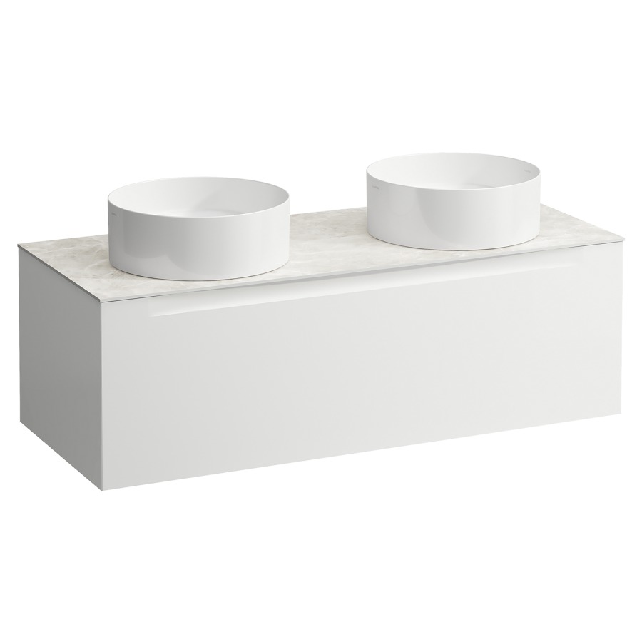 Élément inférieur  ARUN
120.5 x 39 x 50.5
élément de tiroir, 1&nbsp;tiroir
Botticino Crema Top
2 découpes
pour lavabo à poser
