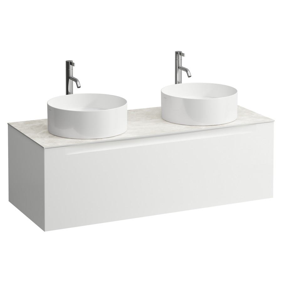 Élément inférieur  ARUN
120.5 x 39 x 50.5
élément de tiroir, 1&nbsp;tiroir
Botticino Crema Top
2 découpes
pour lavabo à poser
