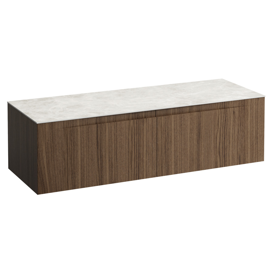 Élément inférieur  ARUN
140.5 x 39 x 50.5
élément de tiroir, 2&nbsp;tiroirs
Botticino Crema Top
sans découpe de lavabo
pour lavabo à poser